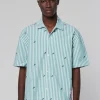 Granda Camp Shirt- Deep Mint