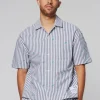 Granda Camp Shirt- Maritime Blue