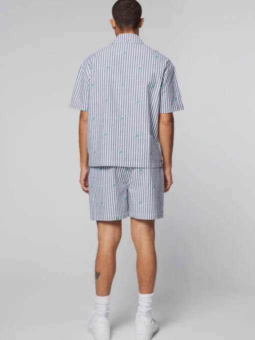 Granda Camp Shirt- Maritime Blue