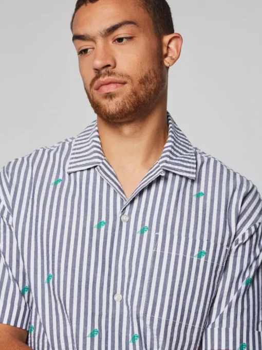 Granda Camp Shirt- Maritime Blue