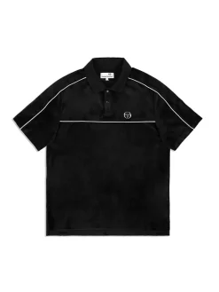 Lioni Velour Polo Archivio- Black Beauty