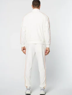 Lioni Velour Track Jacket Archivio- Gardenia