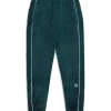 Lioni Velour Track Pant- Botanical Garden