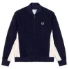 Livata Monogram Track Jacket- Maritime Blue