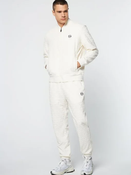 Livata Monogram Track Jacket- Gardenia