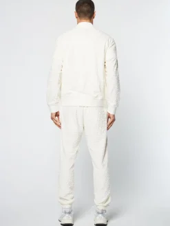 Livata Monogram Track Jacket- Gardenia