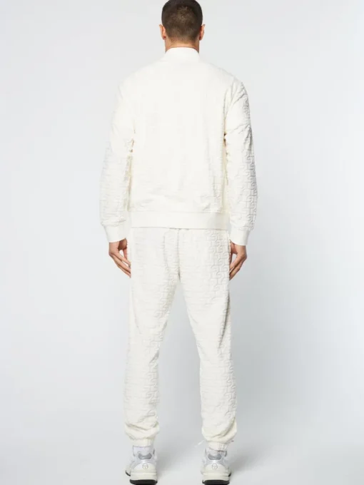 Livata Monogram Track Jacket- Gardenia