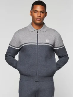 Nostra Track Jacket- Dark Grey/ Melange