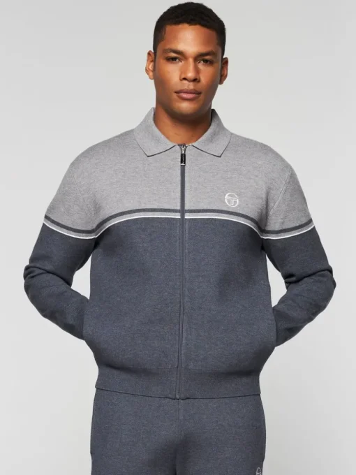 Nostra Track Jacket- Dark Grey/ Melange